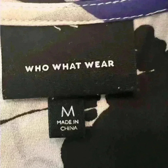 WHO WHAT WEAR Sleeveless Tunic top Size M - Picture 4 of 6